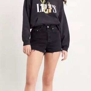 Levi RibCage Shorts Black